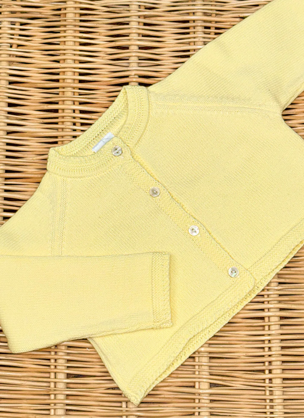 Cropped Pure Cotton Cardigan