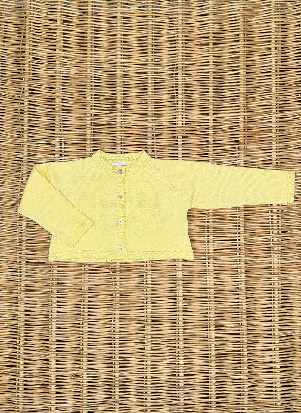 Cropped Pure Cotton Cardigan