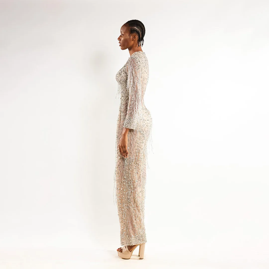 Crystal Cascade Chic Dress