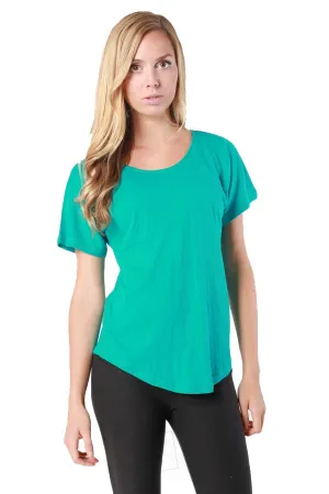 Curve Hem Short Sleeve Dolman