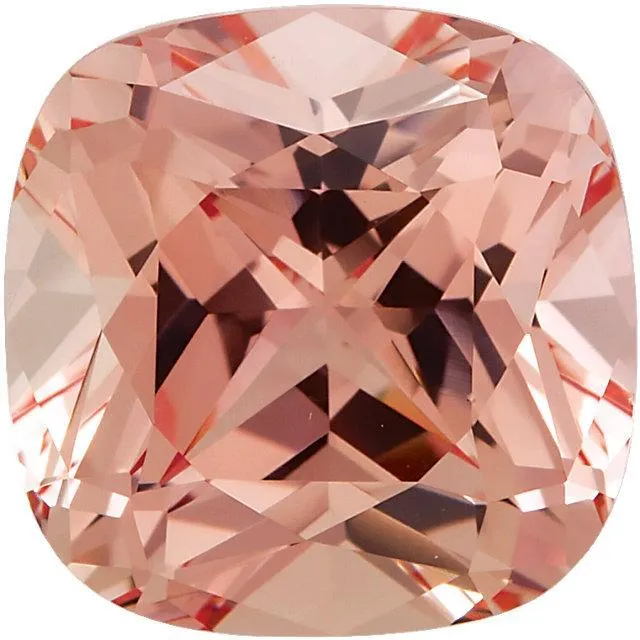 Cushion Chatham Lab-Grown Champagne Sapphire Gems
