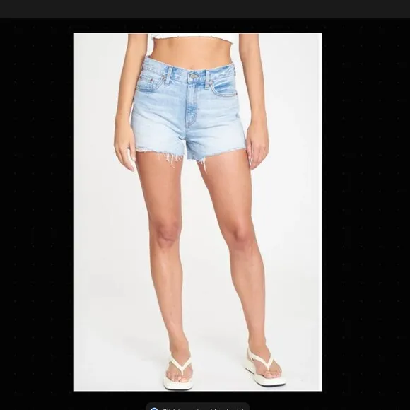 DAZE Troublemaker High Rise Shorts in Ice Cream Vintage NWT