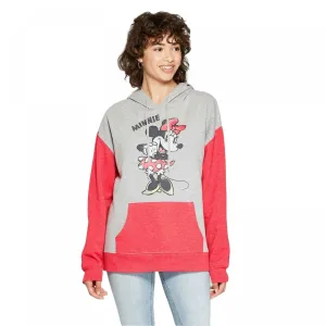 Disney Women's Minnie Mouse Hooded Sweatshirt