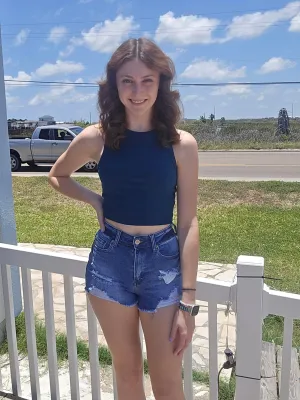 Distressed Medium Washed Denim Shorts