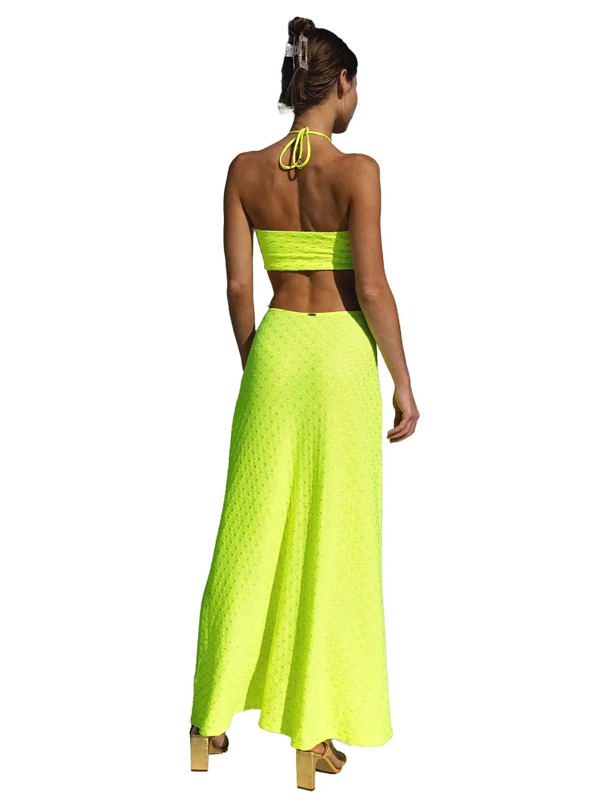 Double Loop Bandeau Long Dress