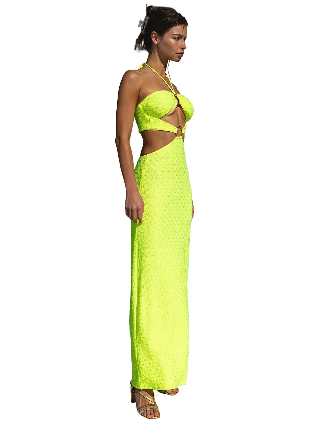 Double Loop Bandeau Long Dress