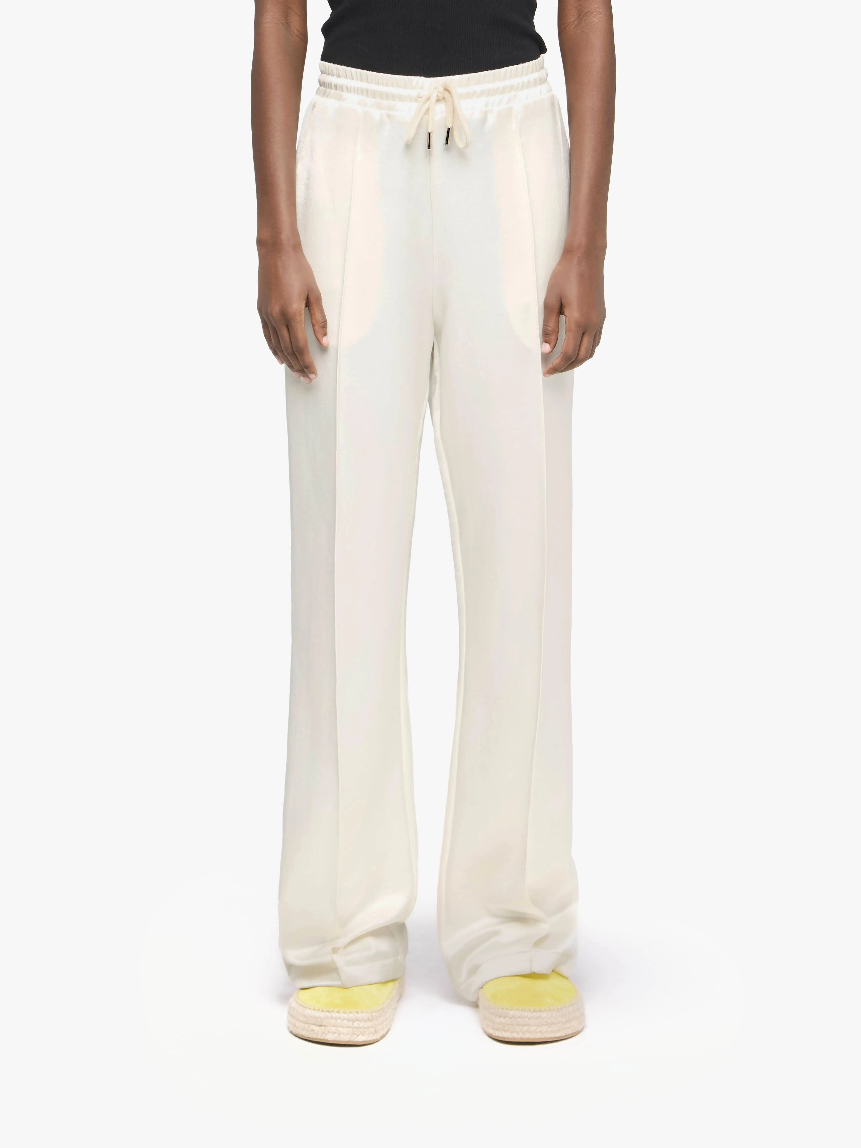 DRAWSTRING WAIST TROUSERS