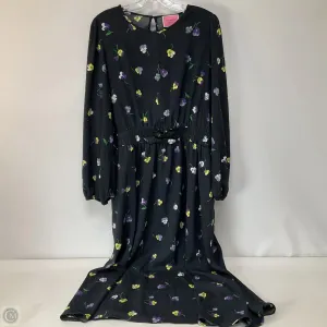 Dress Casual Midi By Kate Spade In Navy, Size: Xl