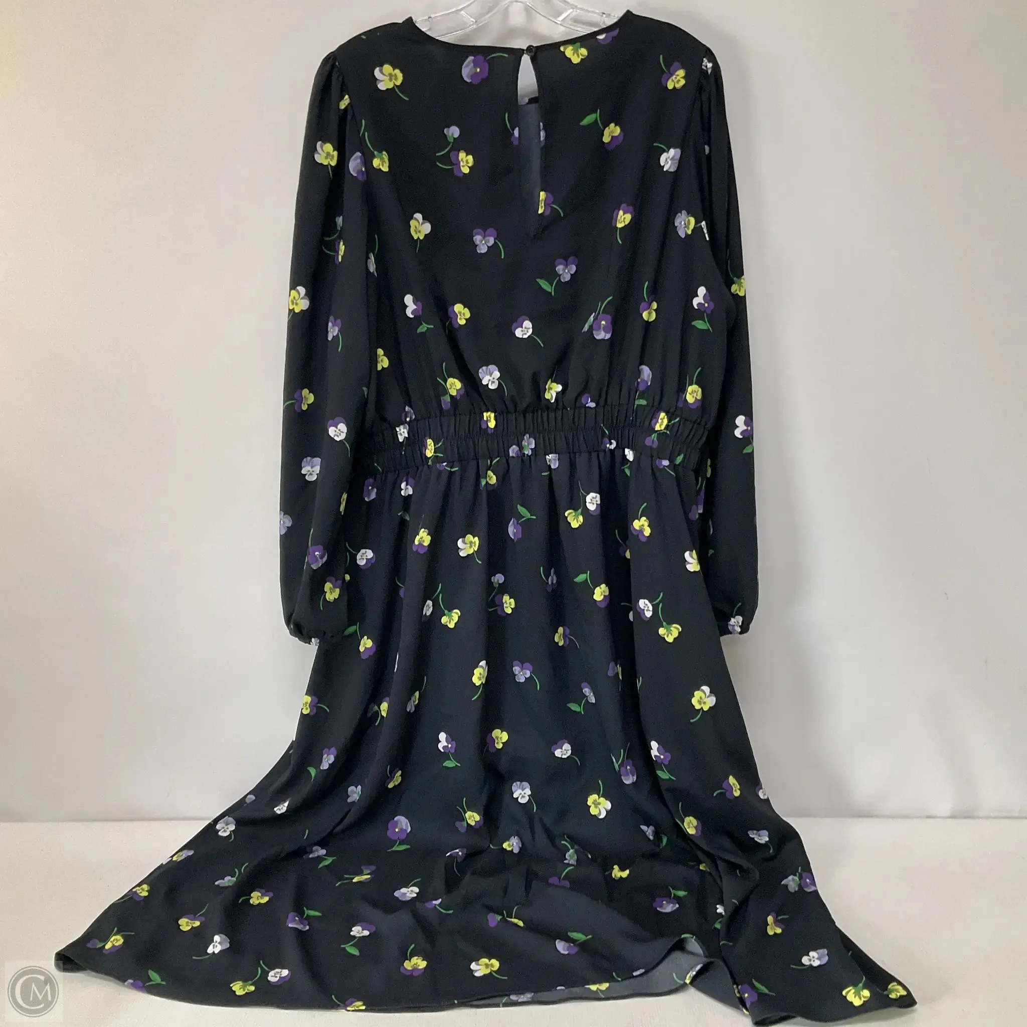 Dress Casual Midi By Kate Spade In Navy, Size: Xl