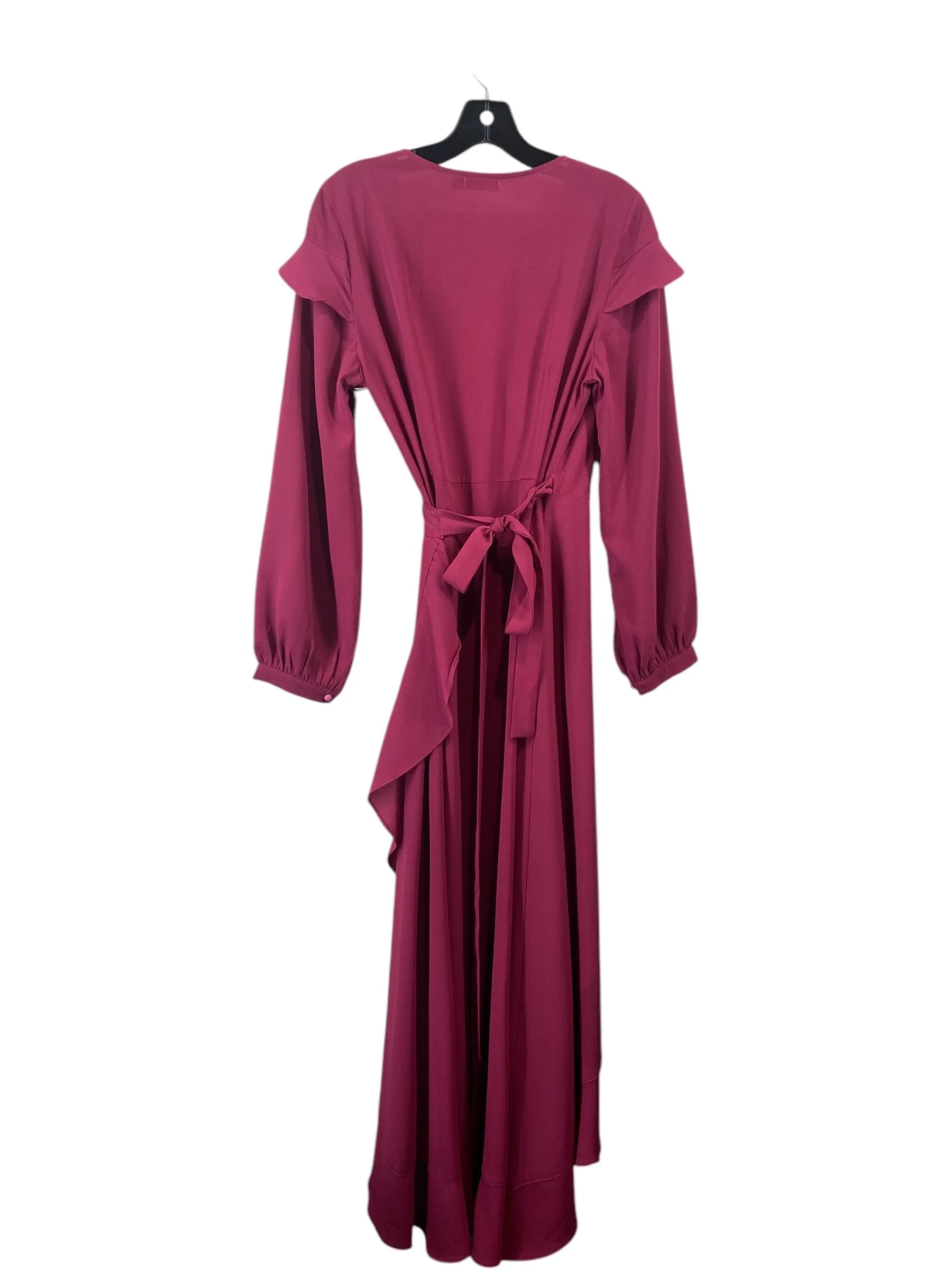 Dress Party Long By Boohoo Boutique In Purple, Size: 10