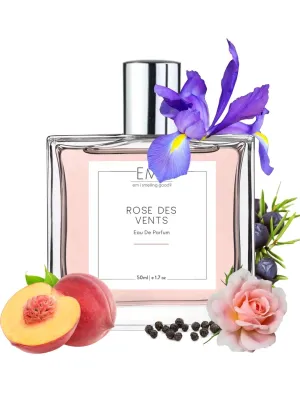 EM5™ Rose Des Vents Perfume EDP Spray for Women | Rose Fruity Fresh Spicy Fragrance Accords | Luxury Gift for Her | Variants Available: 50 ml Spray / 15 ml Spray
