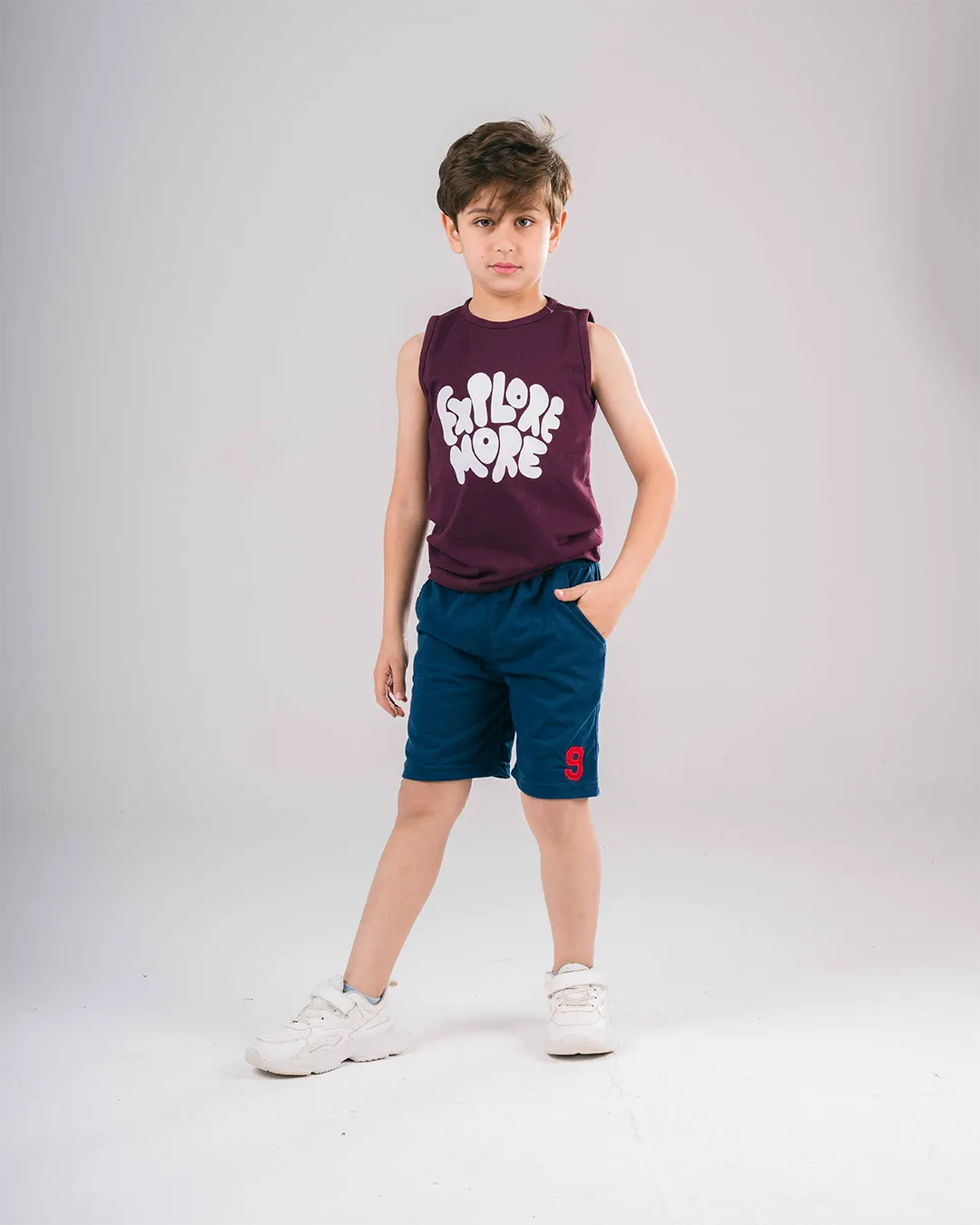 Embroidered Boys Shorts