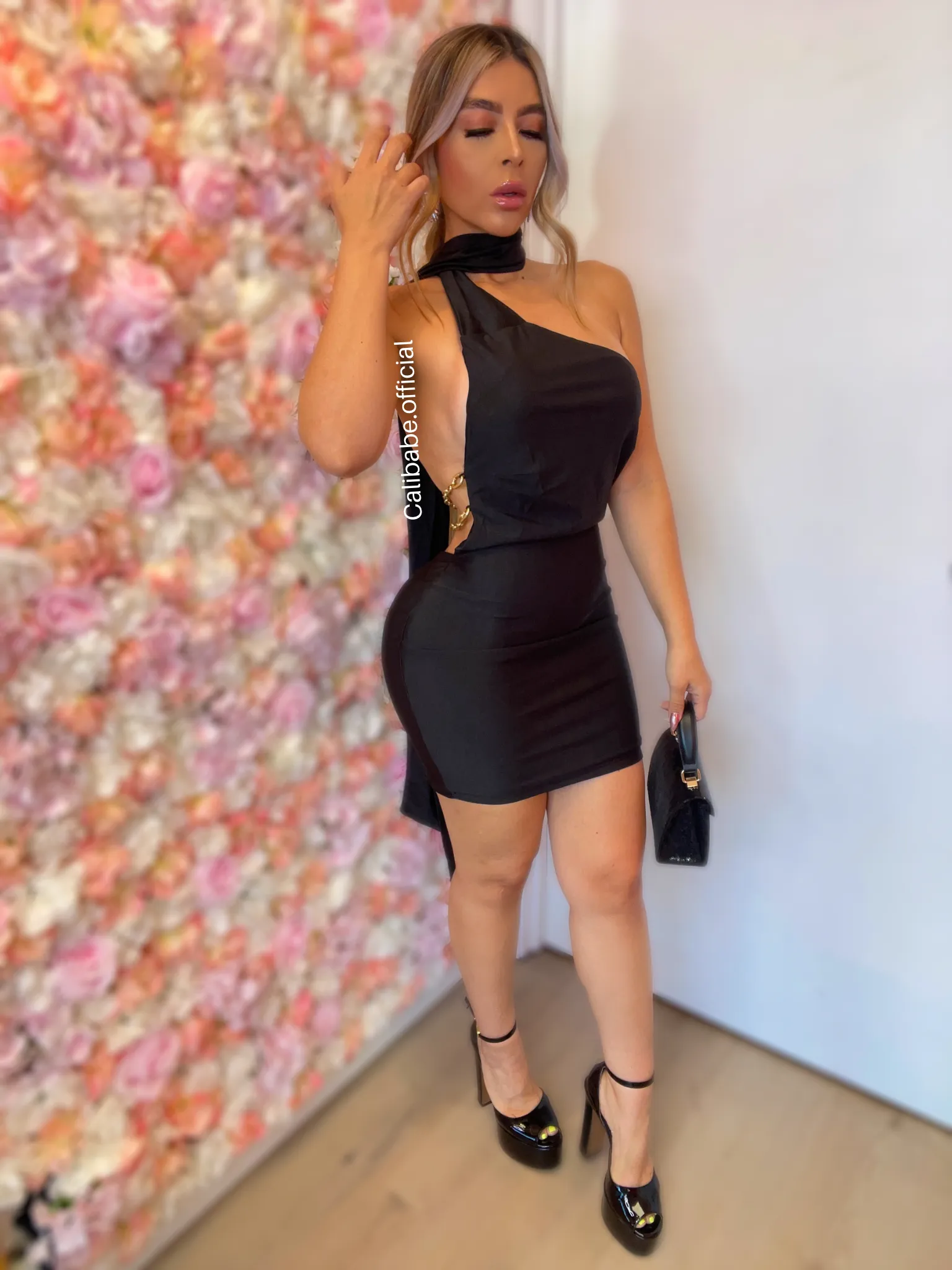 Esme Mini Dress (Black)