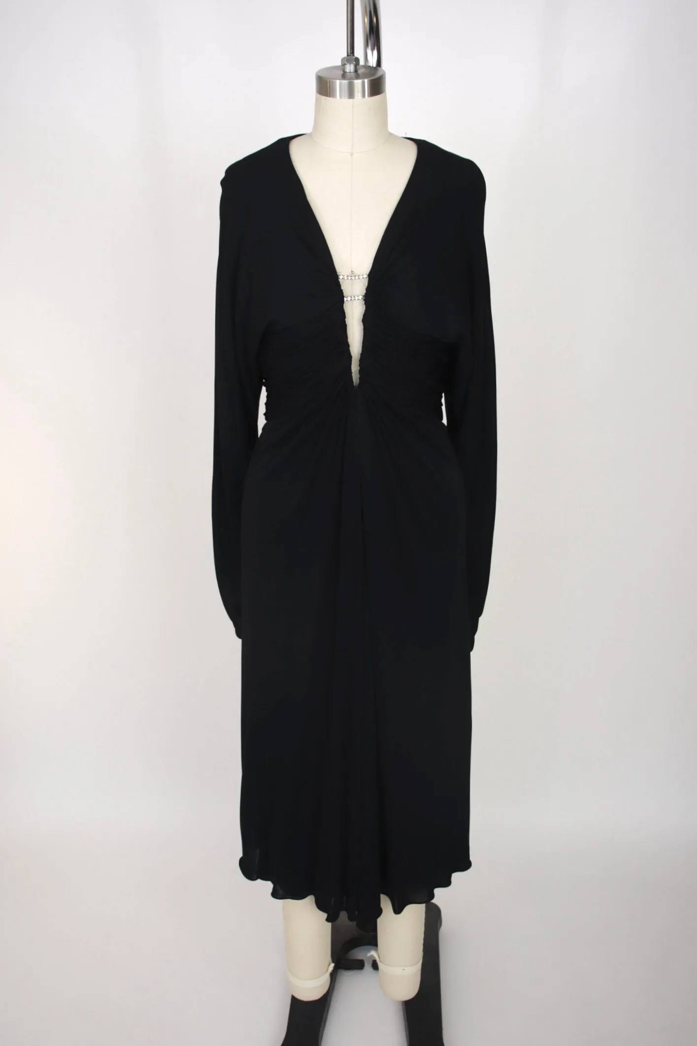 Estévez Crepe Jersey Draped Dress