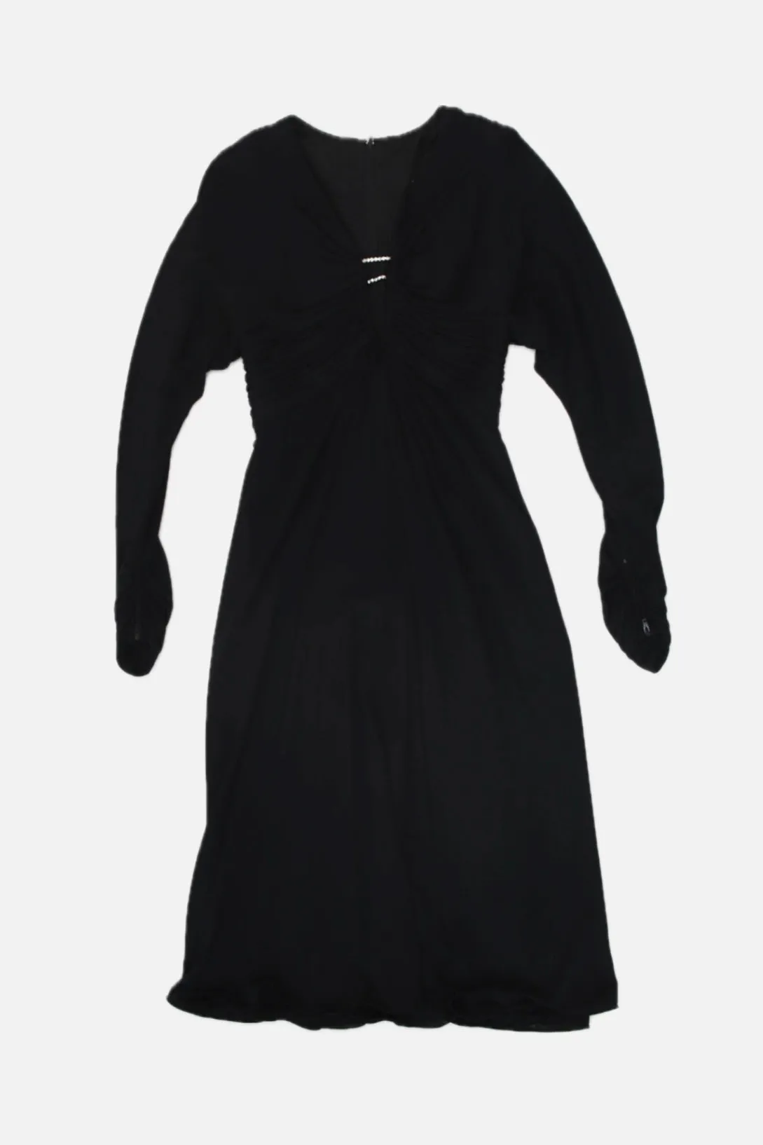 Estévez Crepe Jersey Draped Dress