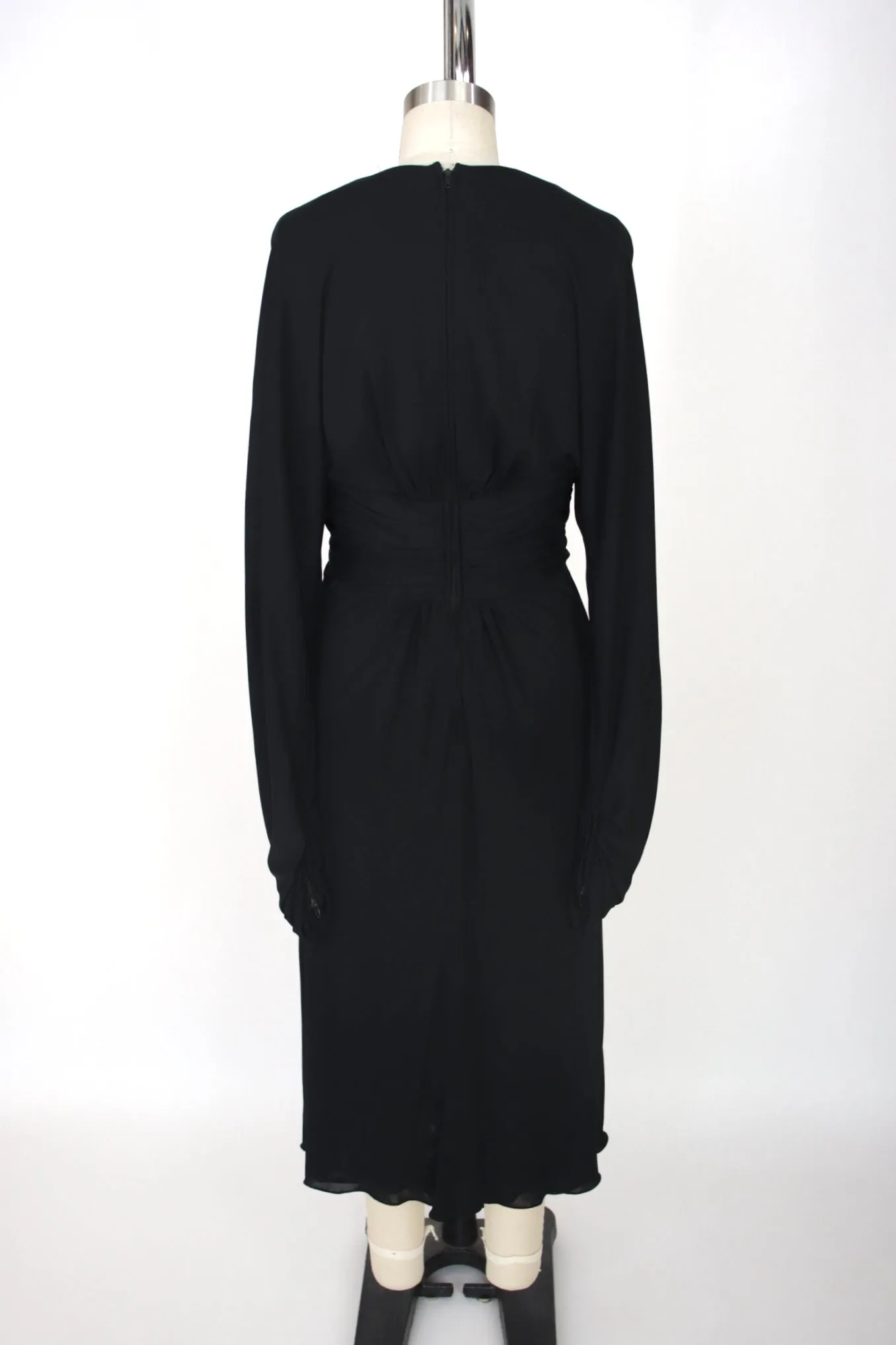 Estévez Crepe Jersey Draped Dress