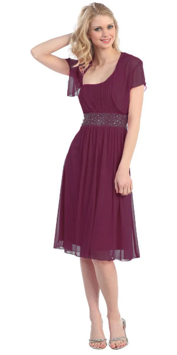 Eureka 1993 Ruched Bodice One Shoulder Cocktail Dress