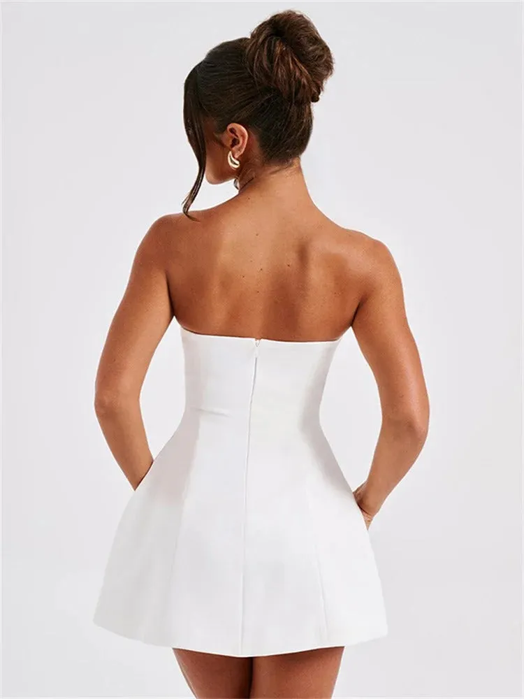 EVE | CHIC STRAPLESS MINI DRESS