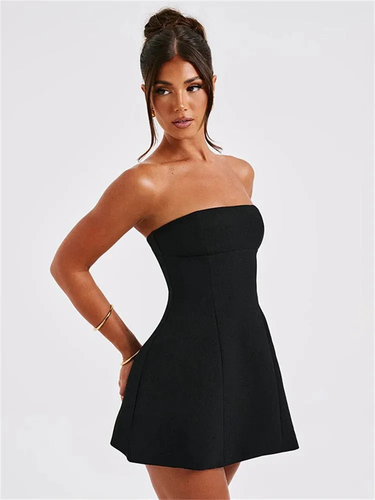 EVE | CHIC STRAPLESS MINI DRESS