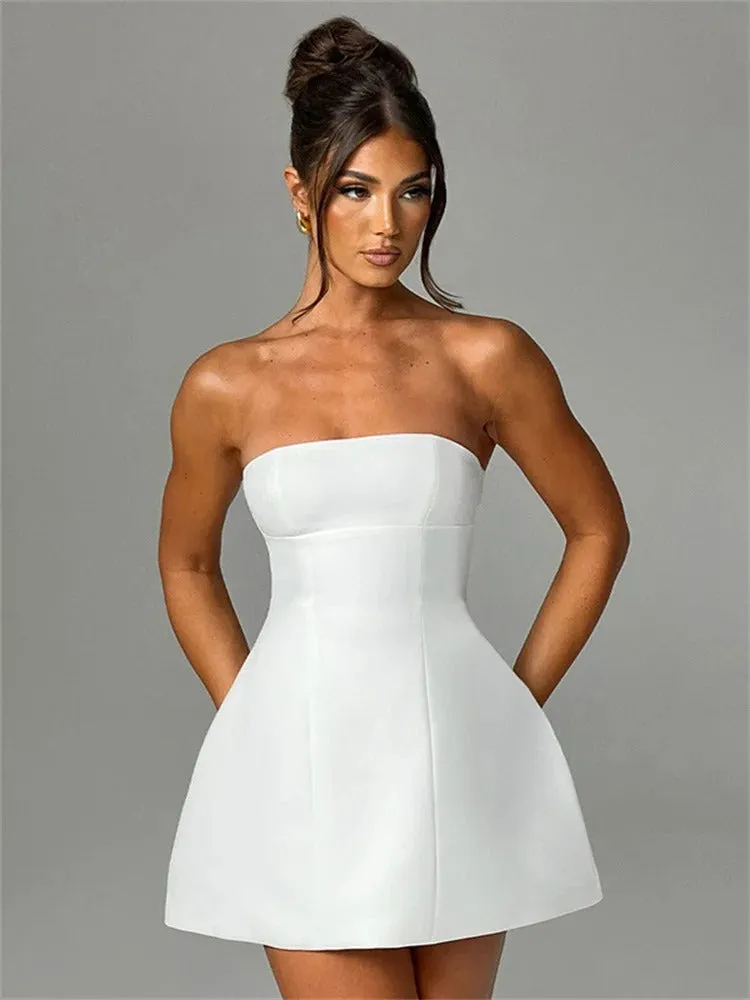 EVE | CHIC STRAPLESS MINI DRESS