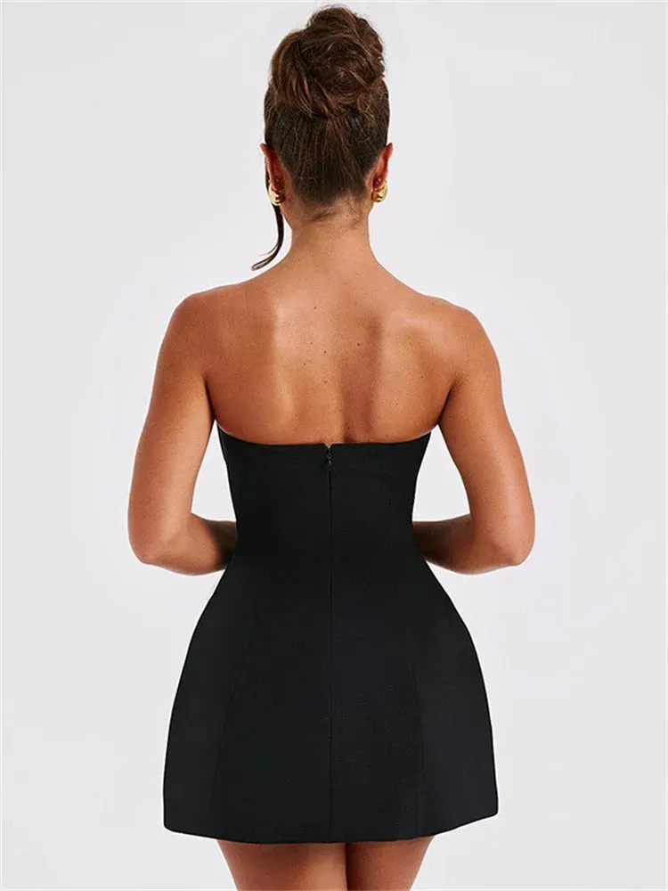 EVE | CHIC STRAPLESS MINI DRESS