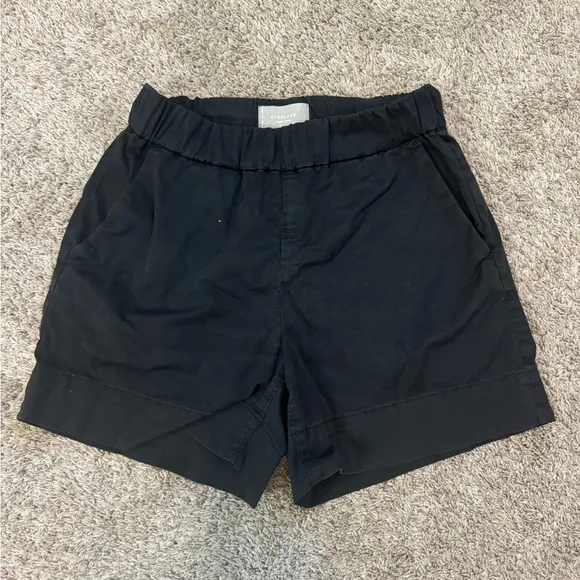 Everlane The Easy Short Organic Cotton Black