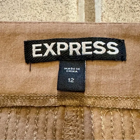 EXPRESS Bronze Sequins Shorts | Size 12