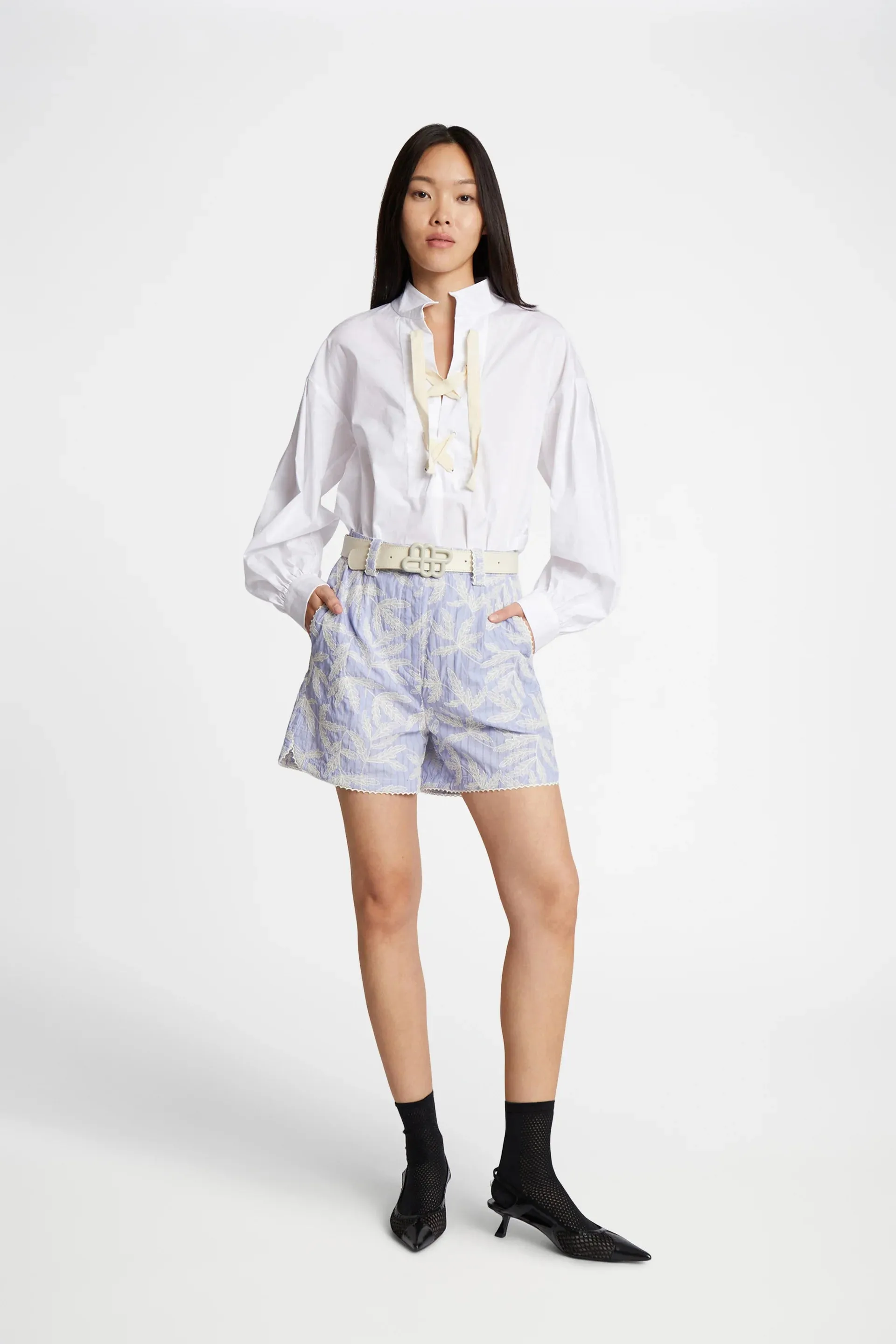 Fidelma Shorts Light Blue
