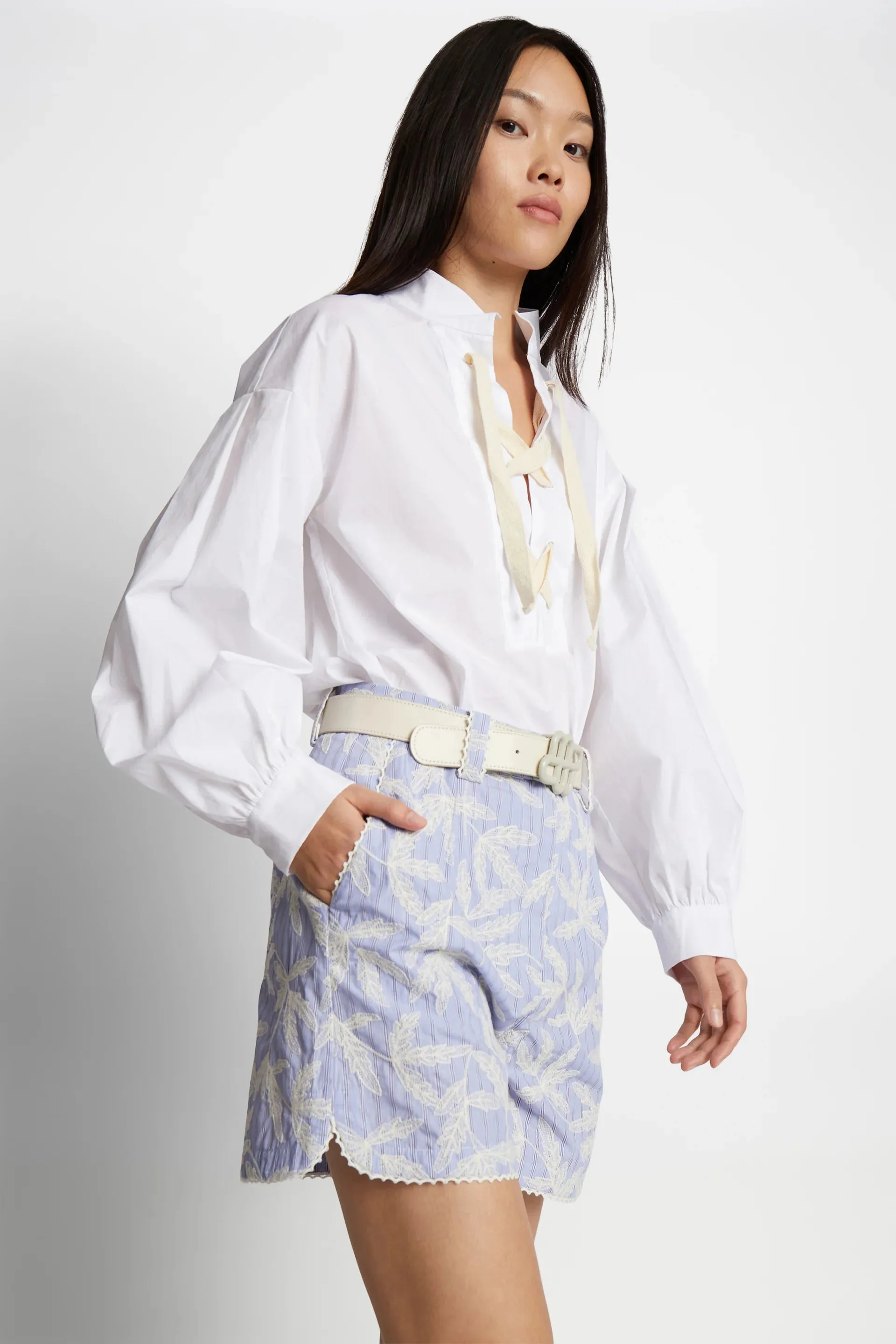 Fidelma Shorts Light Blue