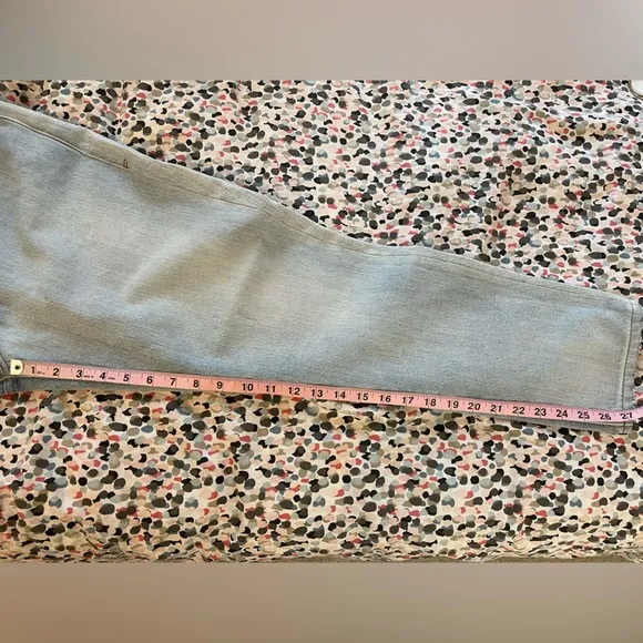 Frame Denim le garcon patchwork mid rise straight jeans  size 29 NWT