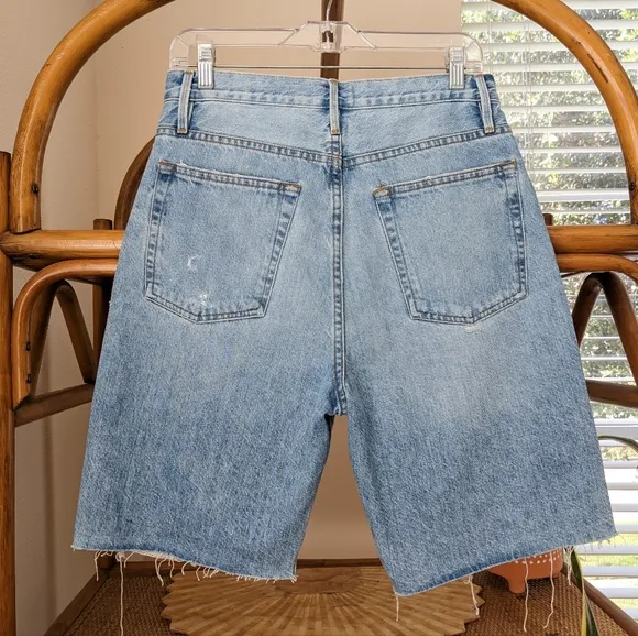 FRAME High waisted Bermuda shorts