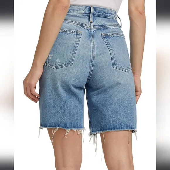 FRAME High waisted Bermuda shorts