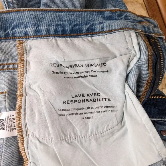 FRAME High waisted Bermuda shorts