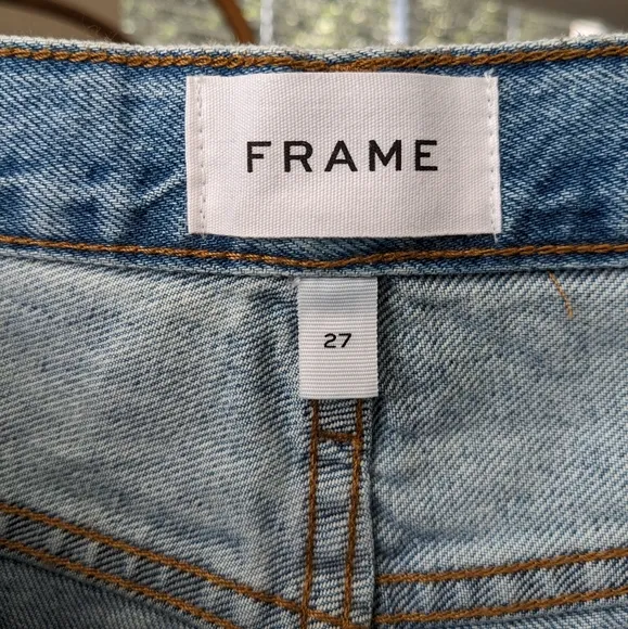 FRAME High waisted Bermuda shorts