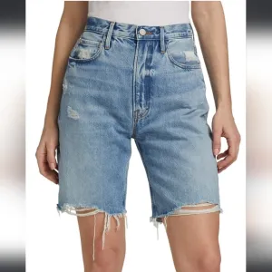 FRAME High waisted Bermuda shorts