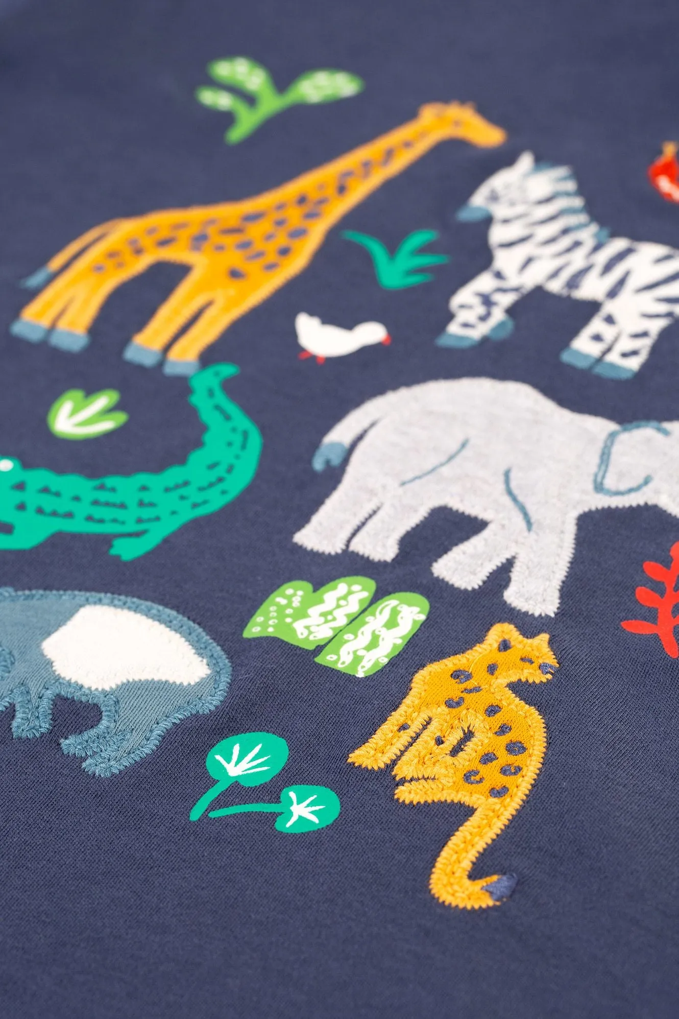 Frugi Campfire Hoodie 500154A4nbwa Wild Animals