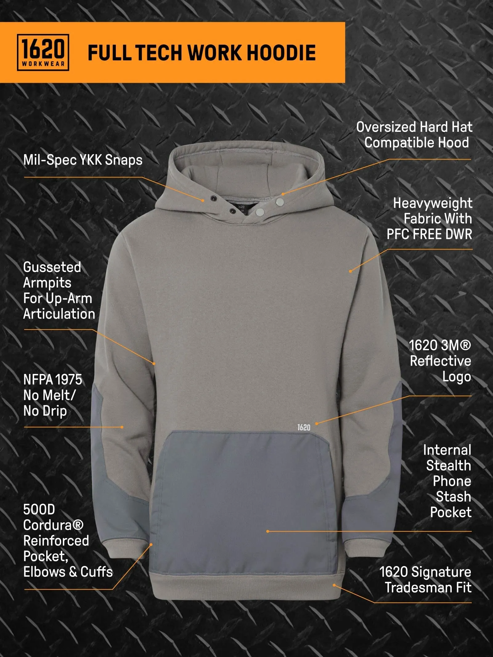 Full Tech Work Hoodie