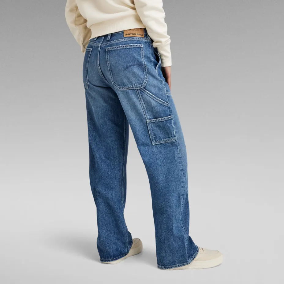 G-STAR RAW Judee Carpenter Low Loose Jeans - Pantalone Lifestyle Donna