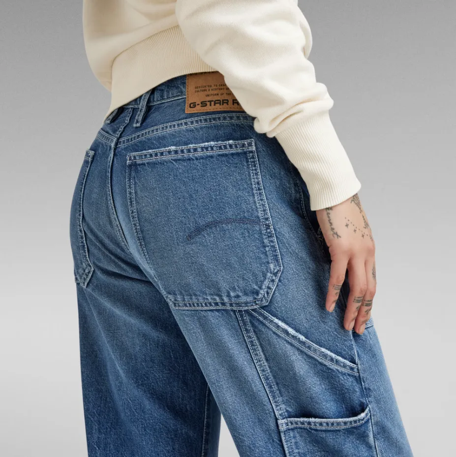 G-STAR RAW Judee Carpenter Low Loose Jeans - Pantalone Lifestyle Donna