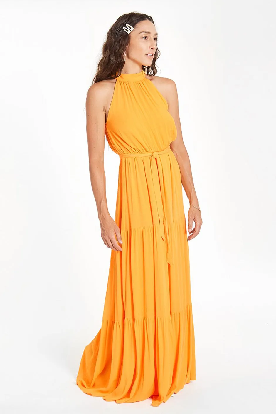 Gia Maxi Dress in Mango
