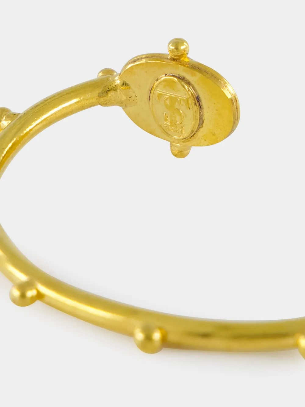 Gold Holis Bracelet with Amethyst