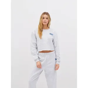 Gray Cropped Sweatshirt