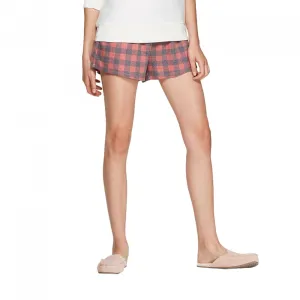 Grayson/Threads Women's Plaid Fleece Pajama Sleep Shorts