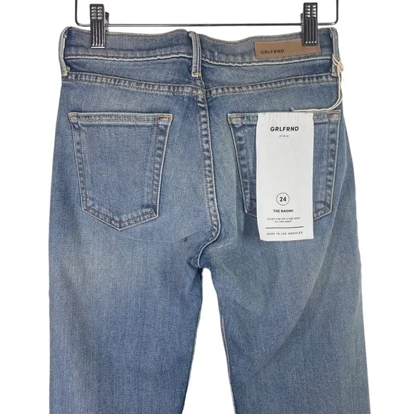 GRLFRND | NWT Naomi High-Rise Stretch Ankle Jeans in I Will Survive Size 24
