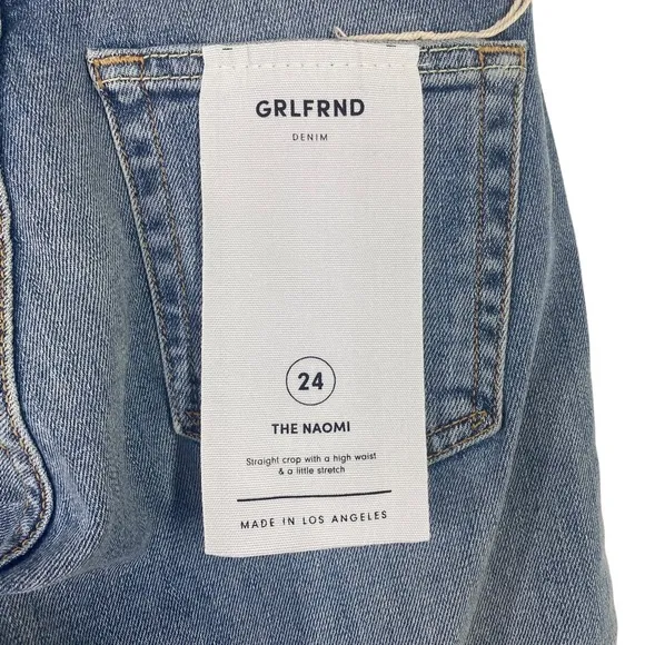 GRLFRND | NWT Naomi High-Rise Stretch Ankle Jeans in I Will Survive Size 24