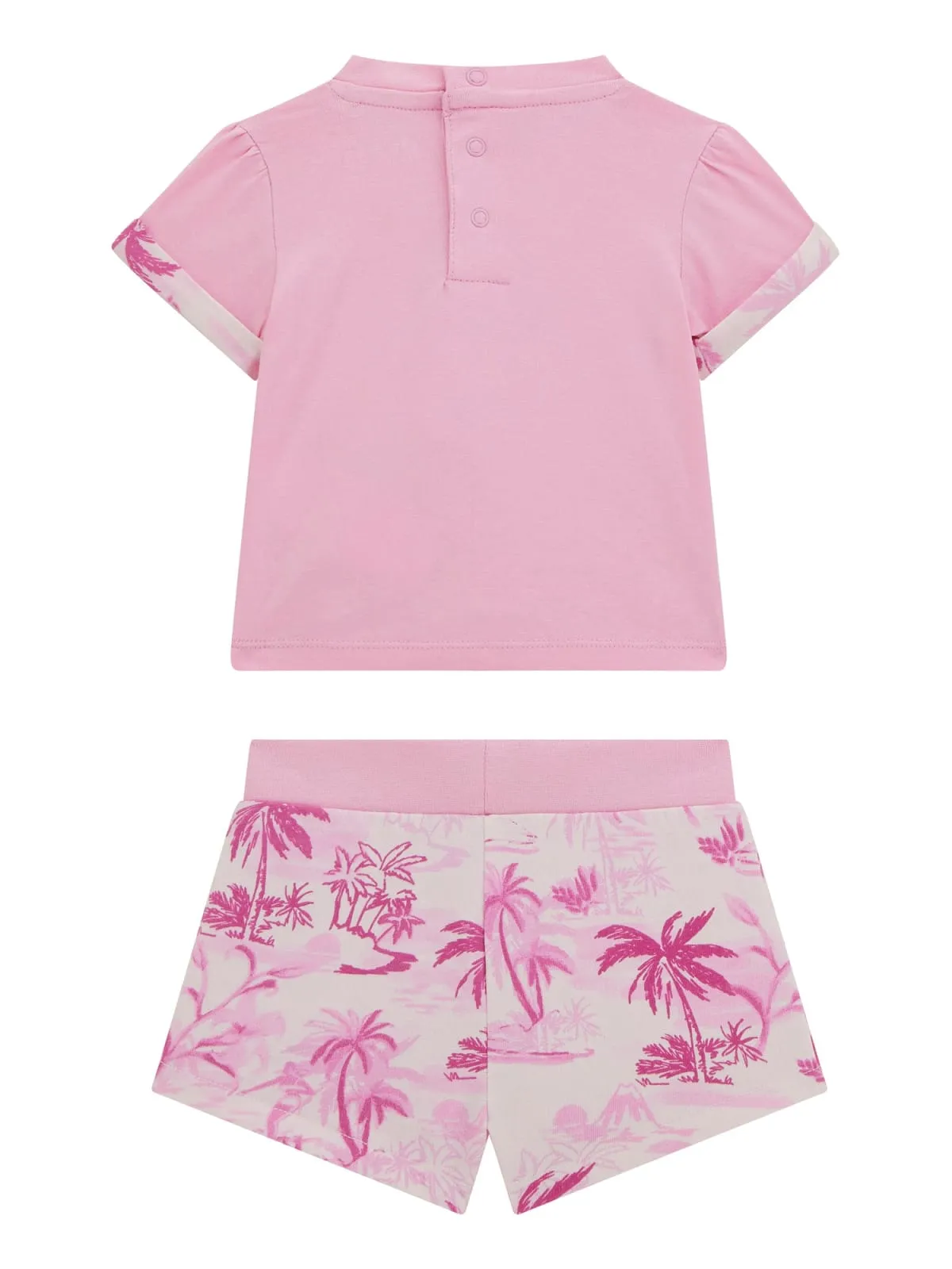 Guess Pink Shorts & T-Shirt Set