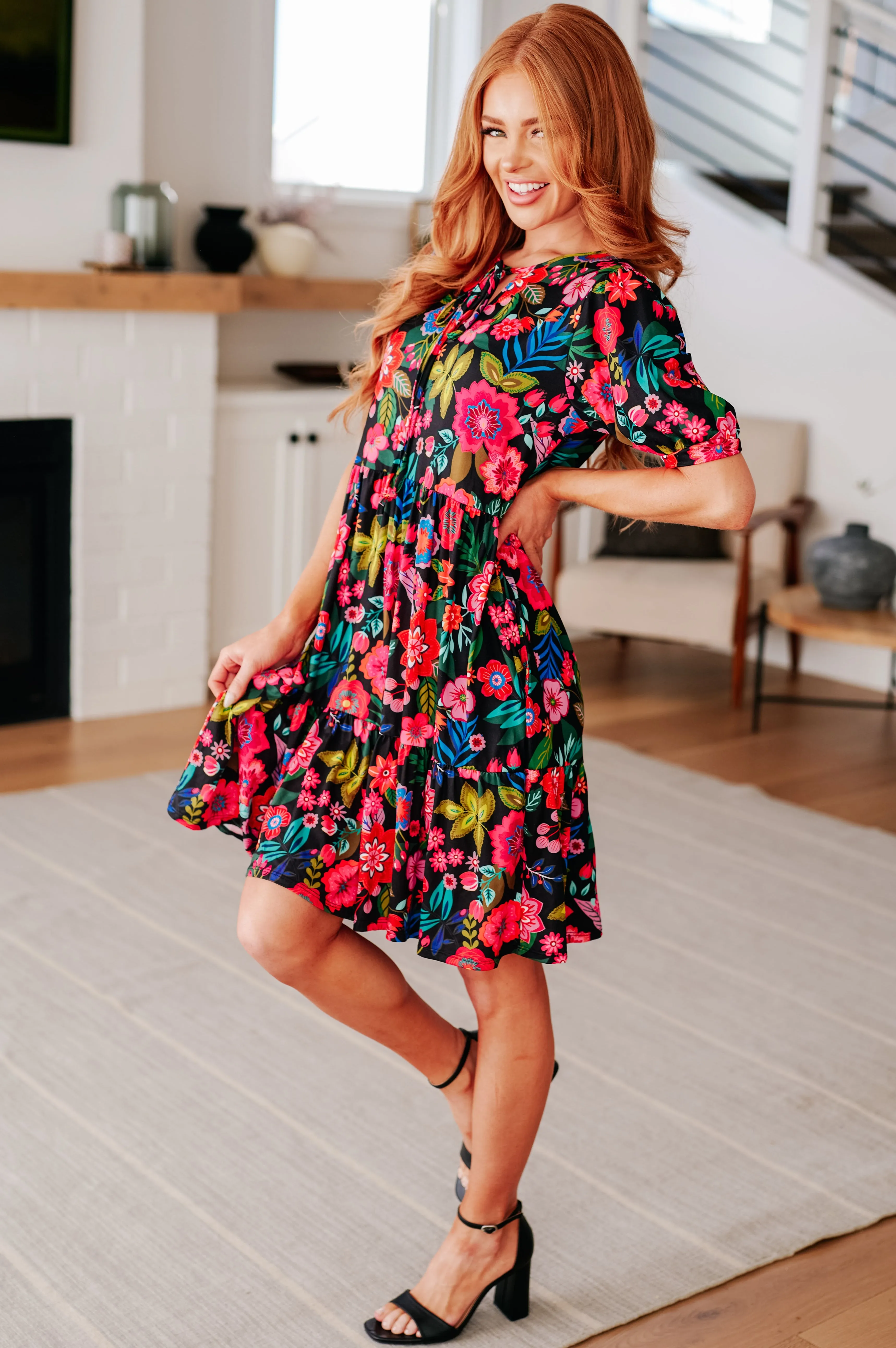 Hazel Blues® |  Be Someone Floral Dress
