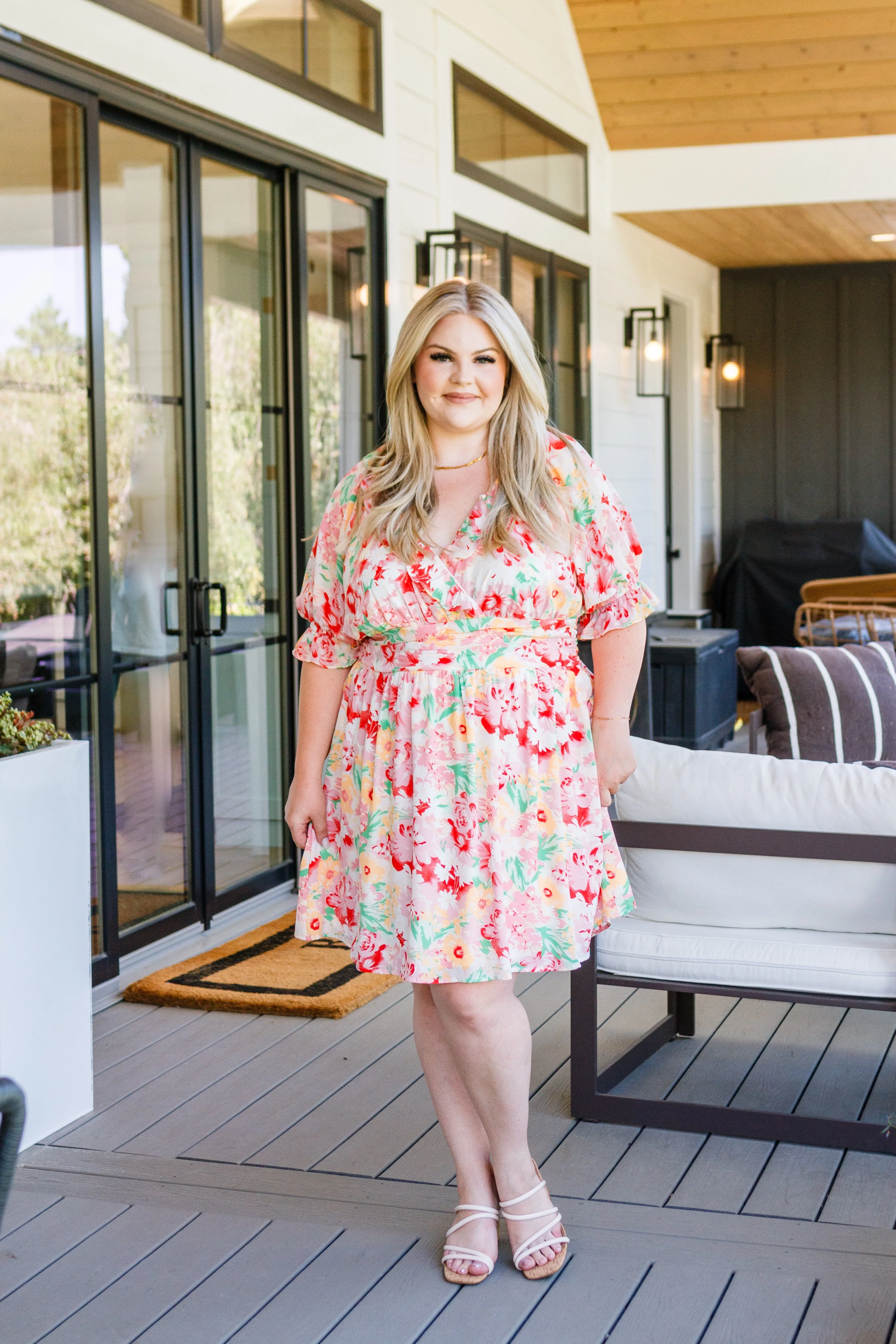 Hazel Blues® |  Fancy Free Floral Dress