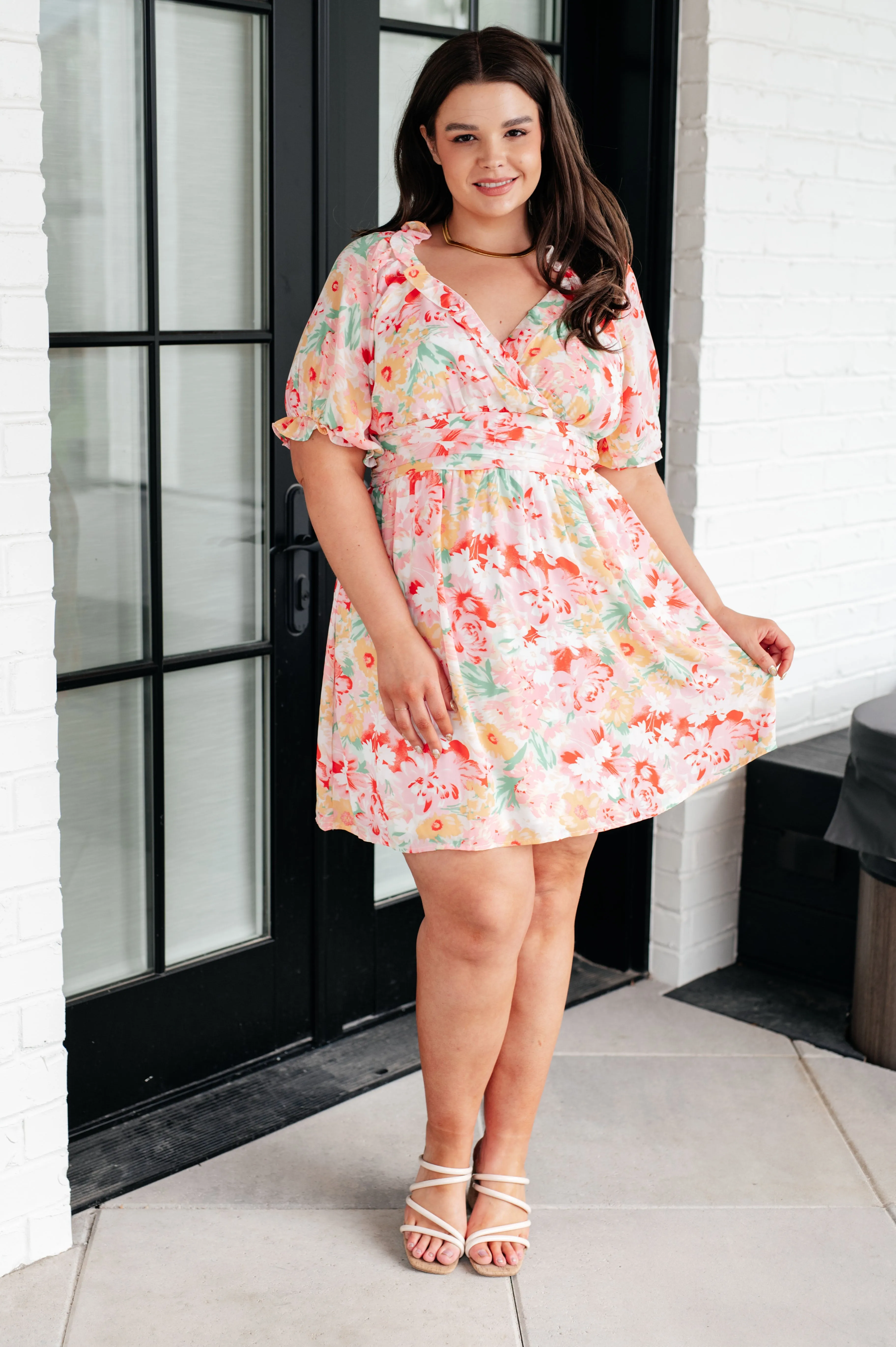 Hazel Blues® |  Fancy Free Floral Dress