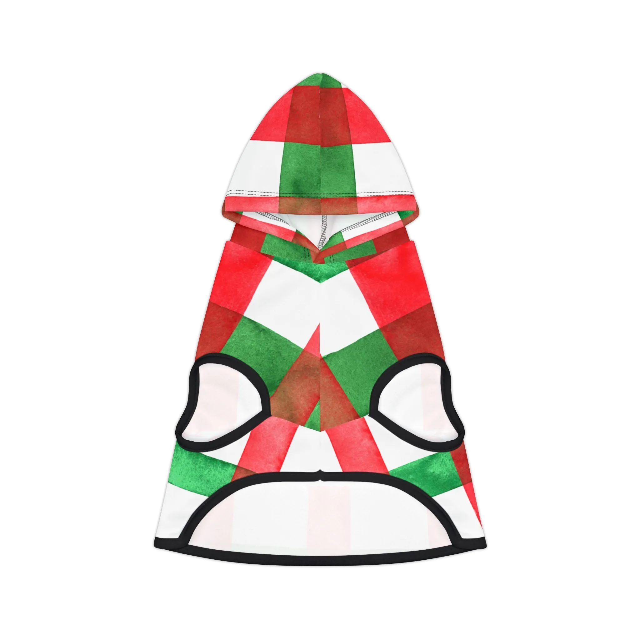 Holiday Plaid Personalized & Custom Pet Hoodie - Custom Pet Apparel